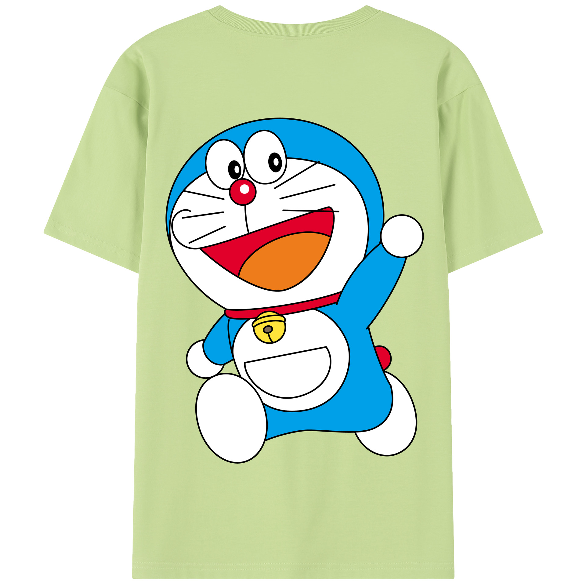 （画像用） ドラえもん Doraemon 綿100％半袖Tシャツ（背面プリント）